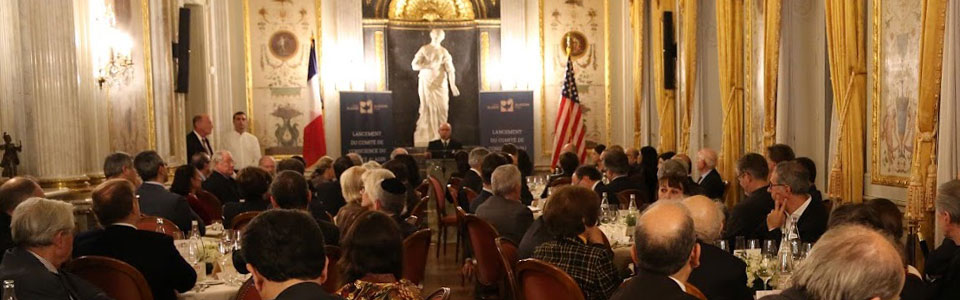 Aladdin Project hosted a dinner for eighty high-level French and international personalities at the American Embassy’s historic building, Hotel de Talleyrand