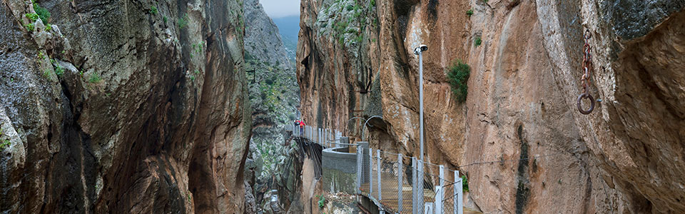 The King's Little Pathway in El Chorro gorge, Malaga, SPAIN - Winner of a EU Prize for Cultural Heritage / Europa Nostra Award 2016 - Category Conservation - Credit: Duccio Malagamba Fotografía de Arquitectura, 2015